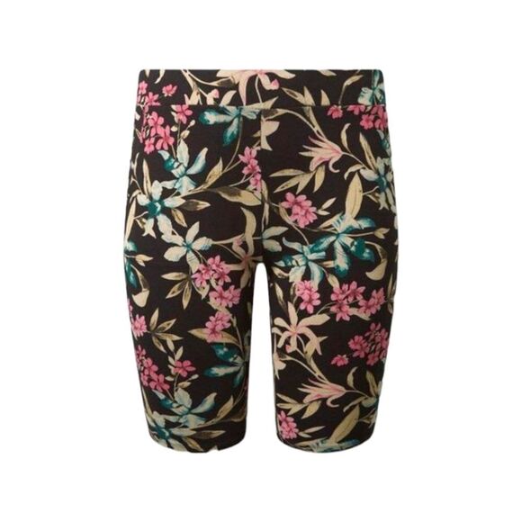 TORRID 11" Floral Signature Waist bike short - Picture 1 of 8